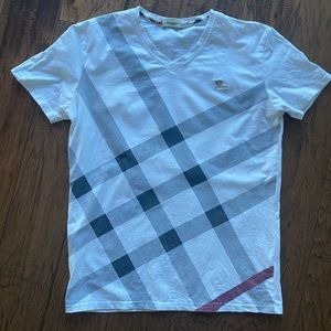 Classic Burberry Plaid Print T-Shirt